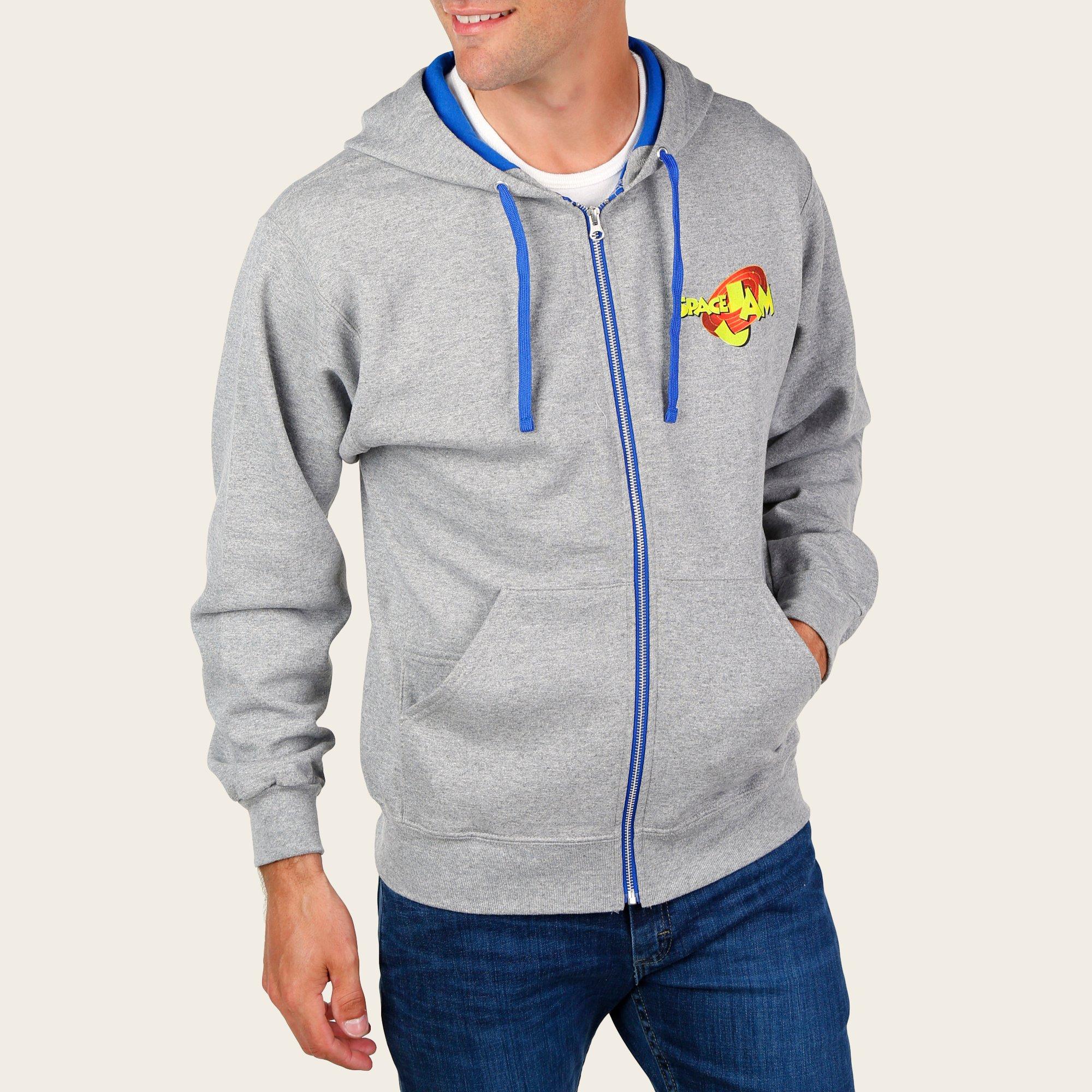 space jam hoodie grey