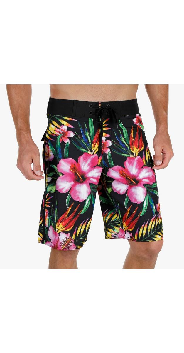 Men's Tropical Print Board Shorts - Multiq | Burkes Outlet