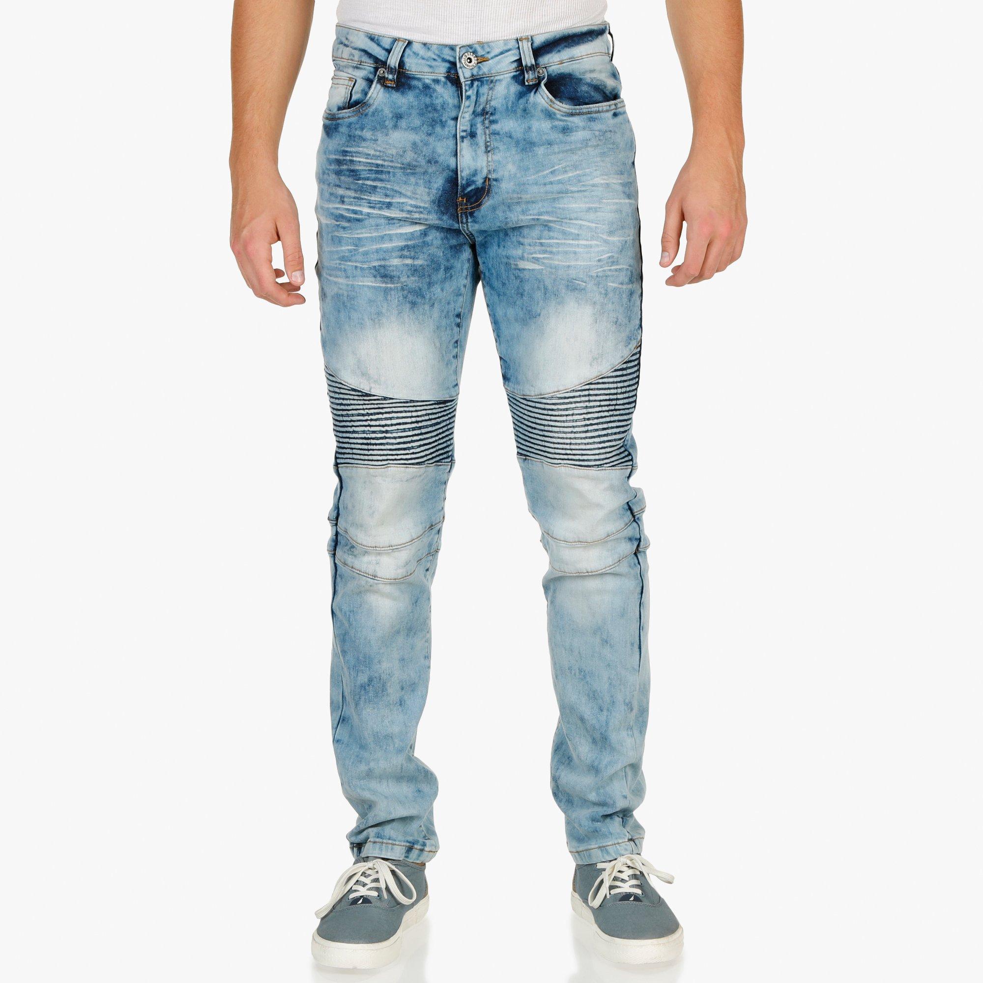 light washed moto jeans