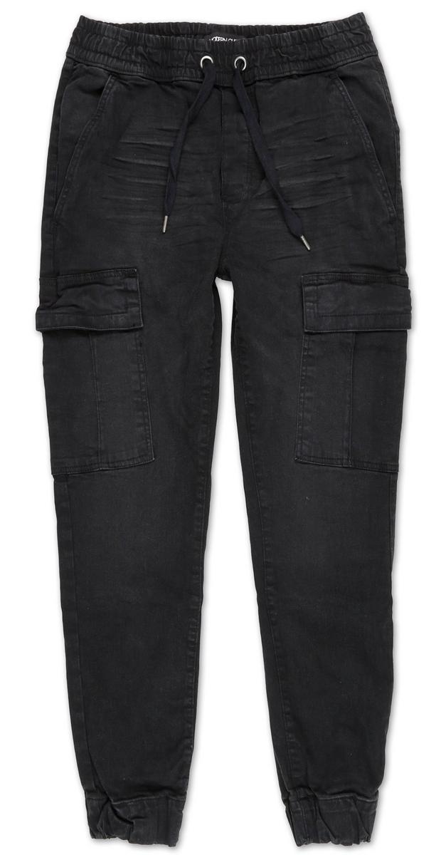 american eagle black cargo joggers