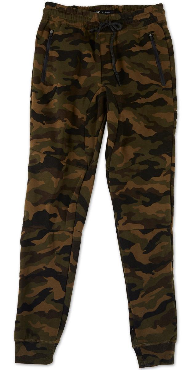 men's camouflage fleece pants