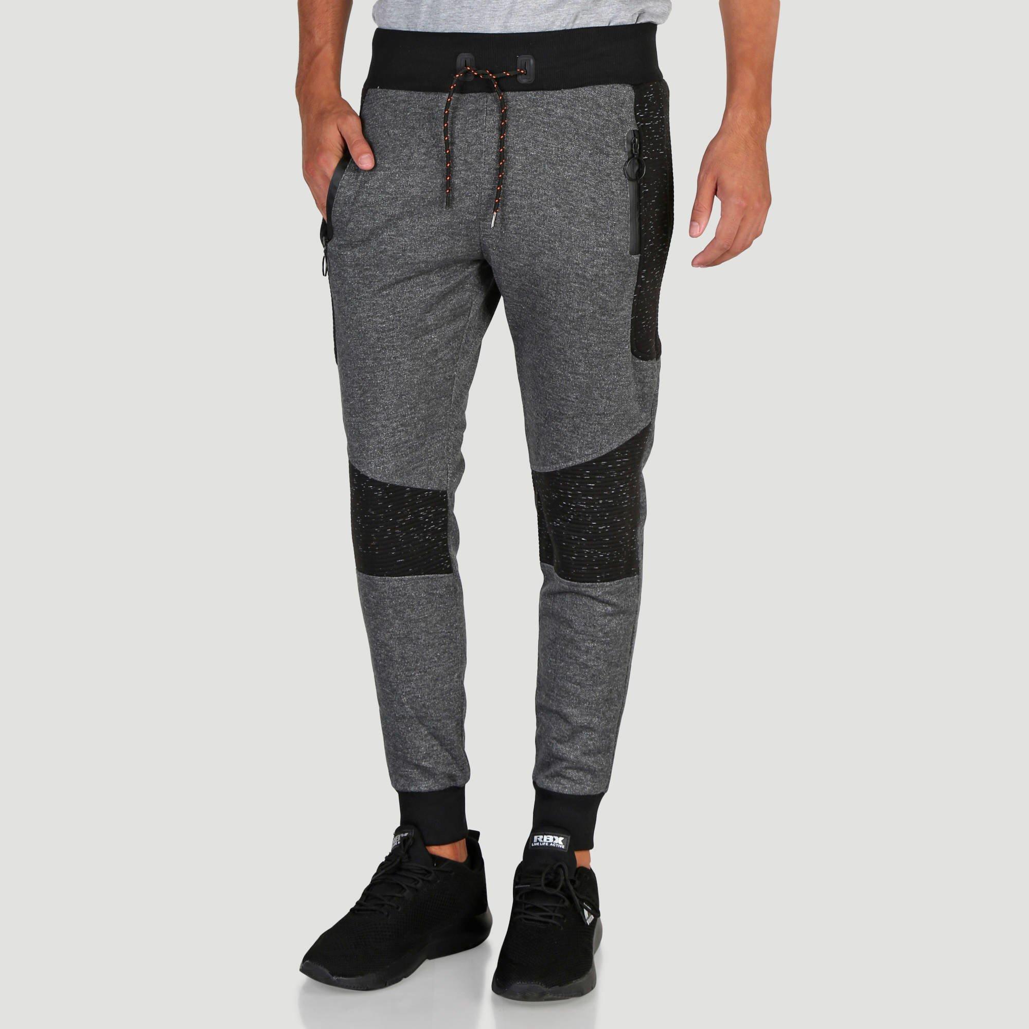 moto fleece jogger pants