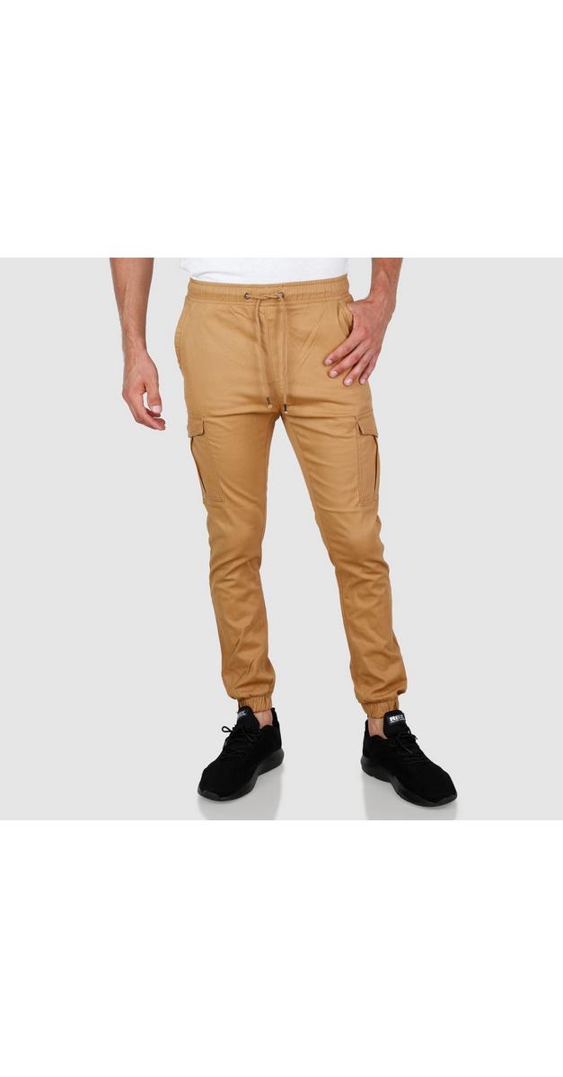tan cargo joggers