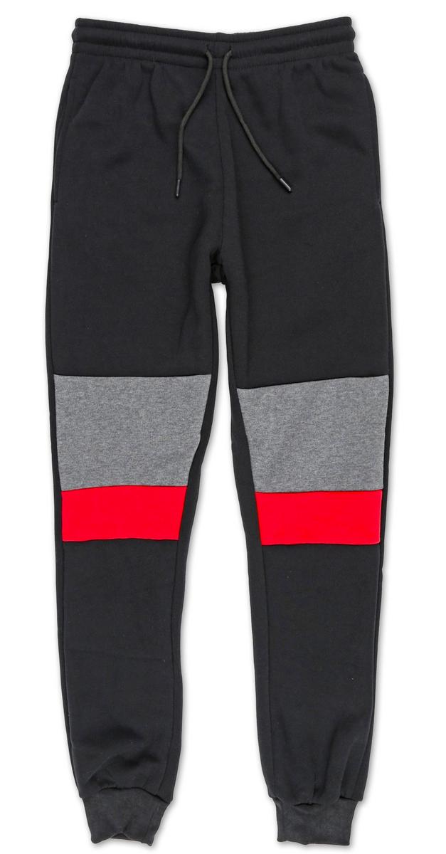 color block joggers mens