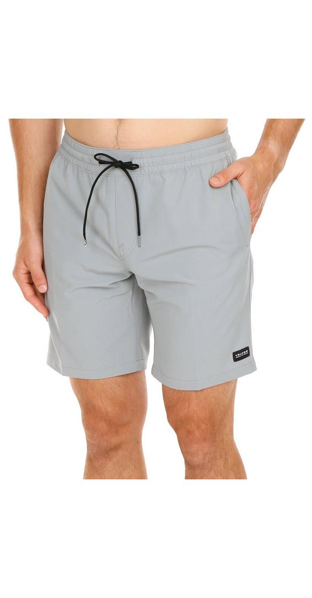 Men's Hybrid Board Shorts - Grey | Burkes Outlet