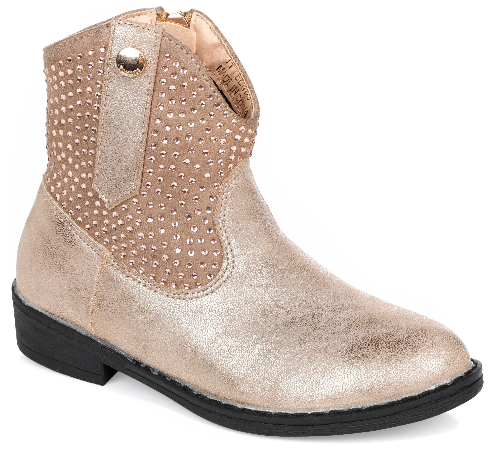 rose gold western boots