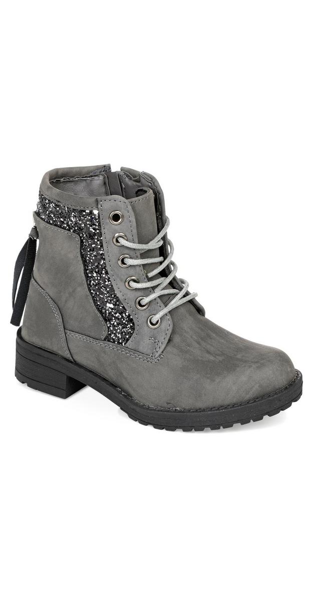combat boots glitter