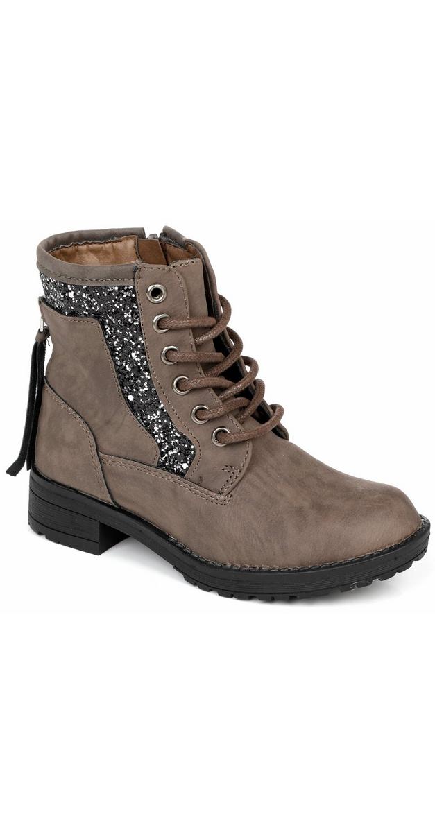 combat boots glitter