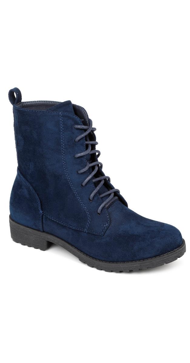 suede combat boots women's