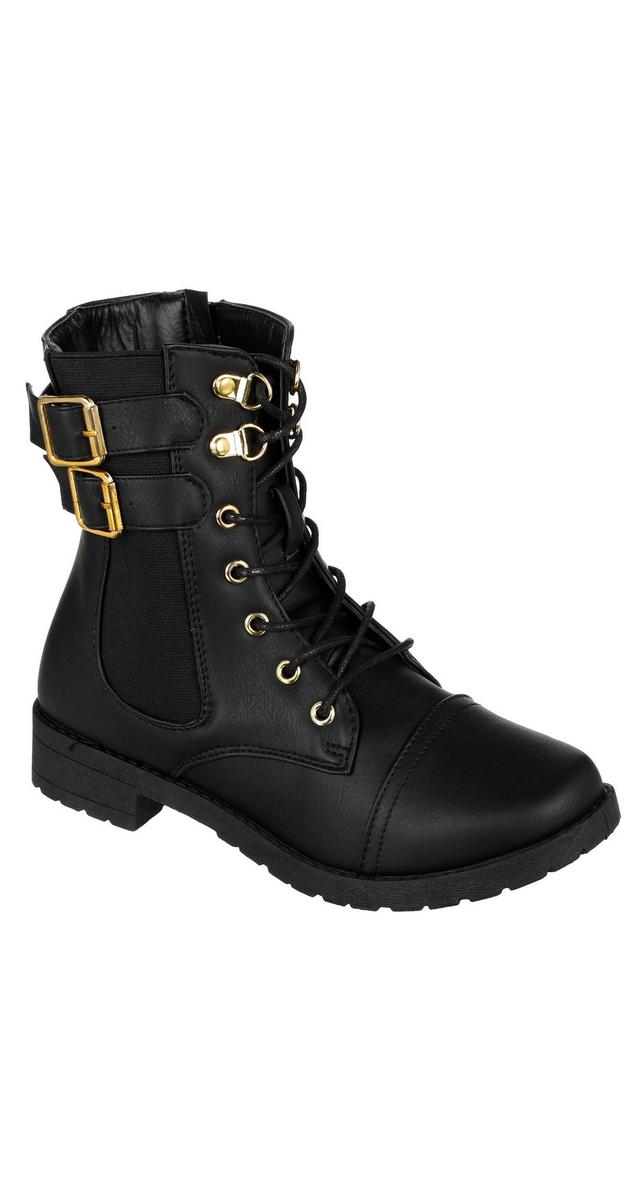 men faux leather boots