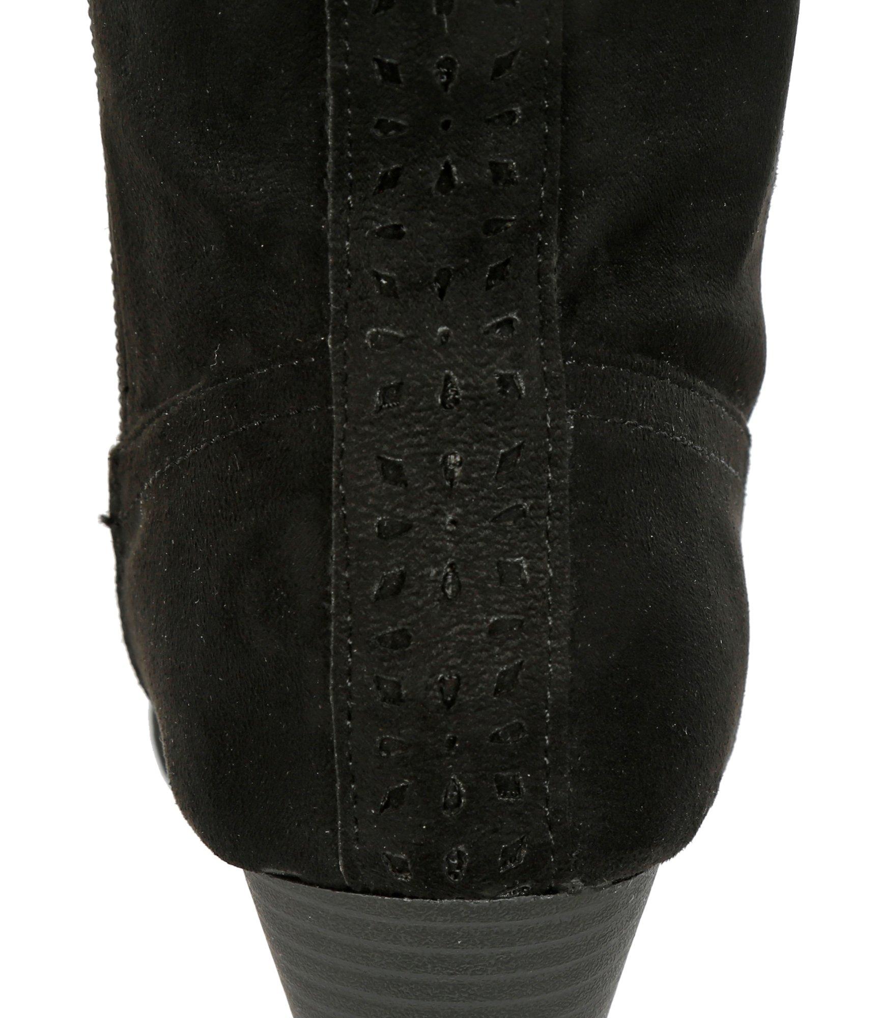 xoxo burkey wedge boot