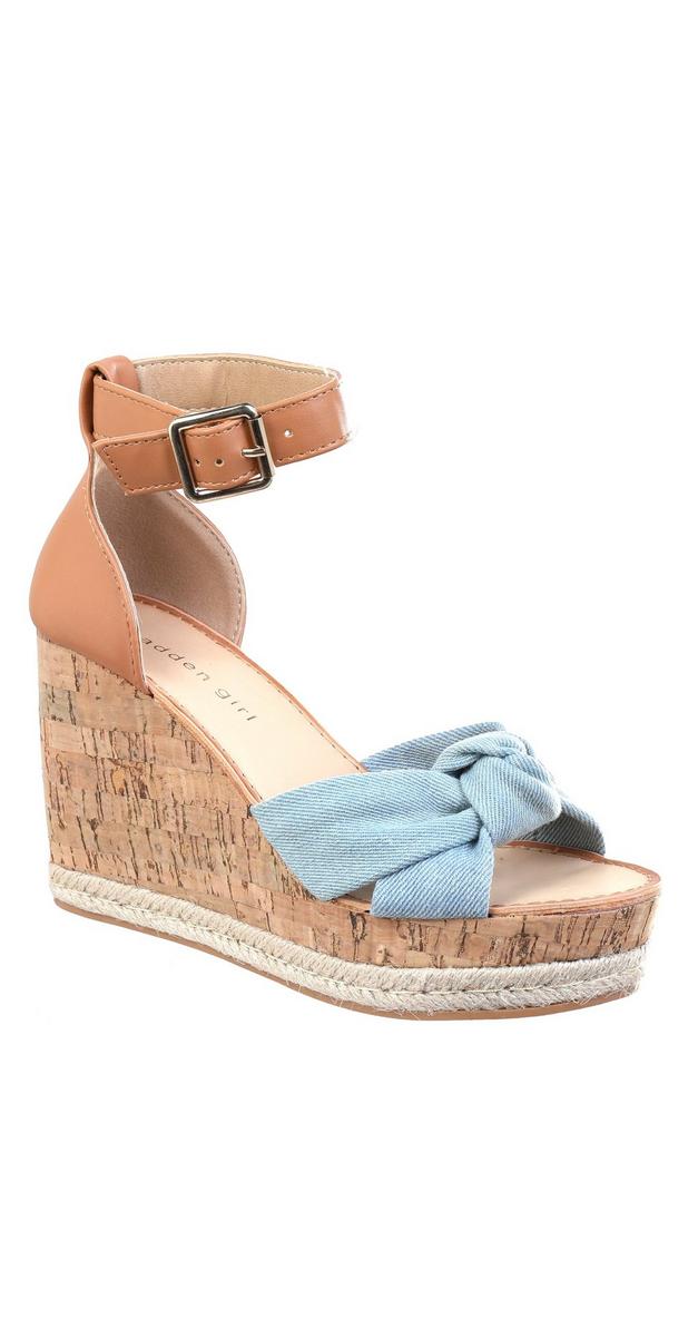 Women's Denim Colette Wedges - Multi | Burkes Outlet