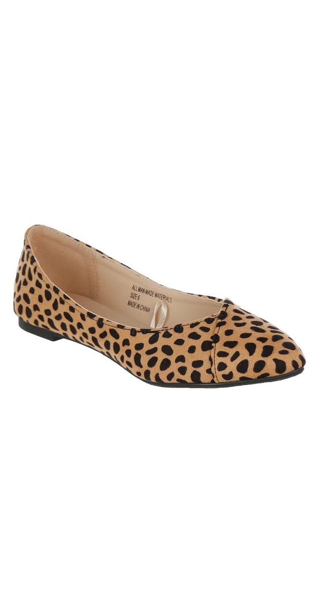 womens animal print flat shoes