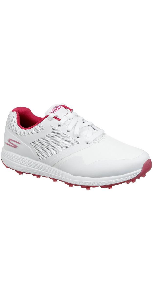 Women's Ortholite Go Golf Shoes - White/Pink | Burkes Outlet