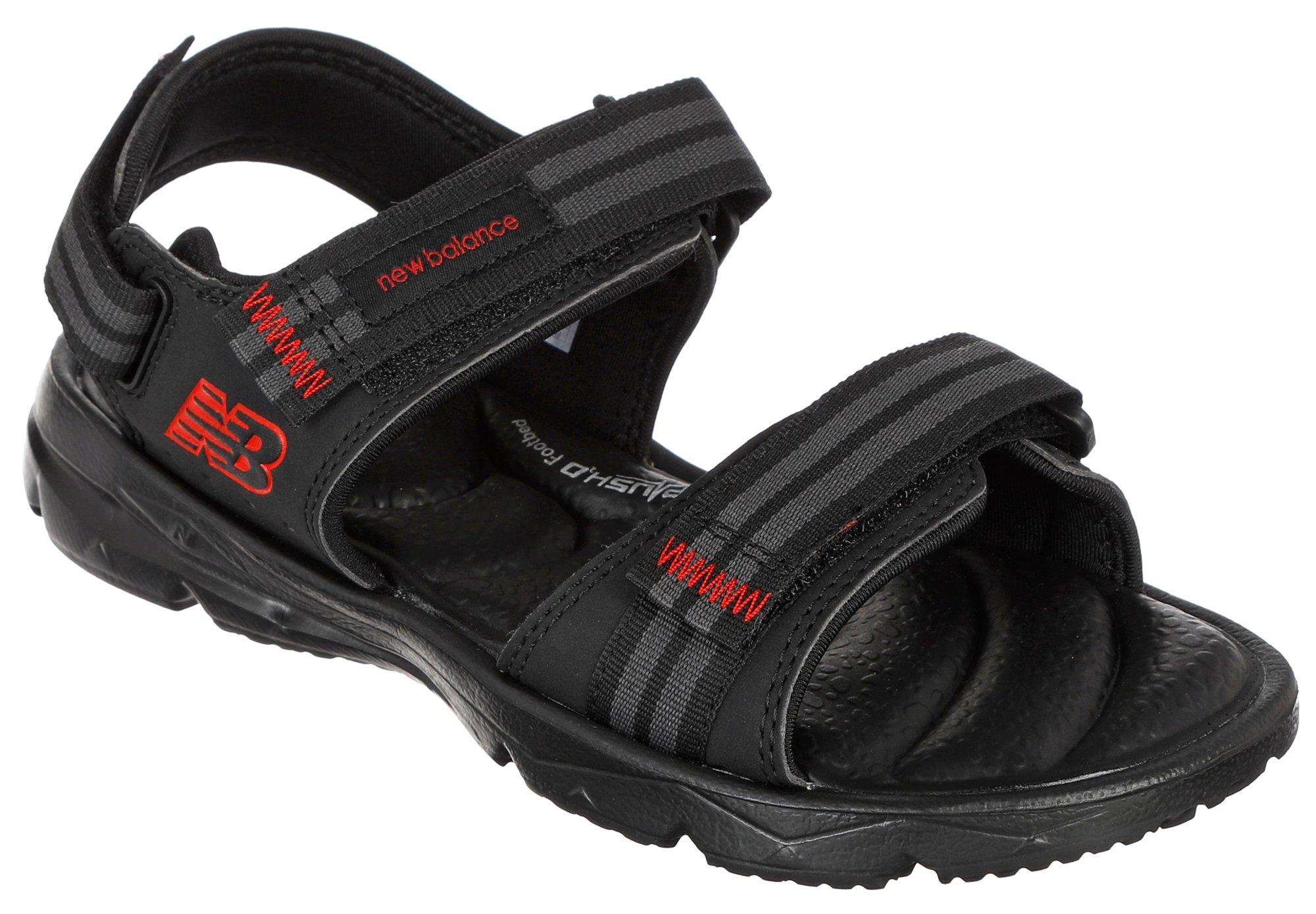 mens double strap sandals