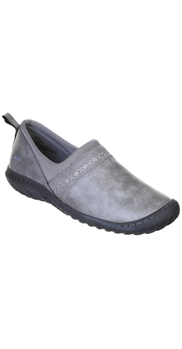 Women's Becca Faux Leather Slip-On Shoes - Grey | Burkes Outlet