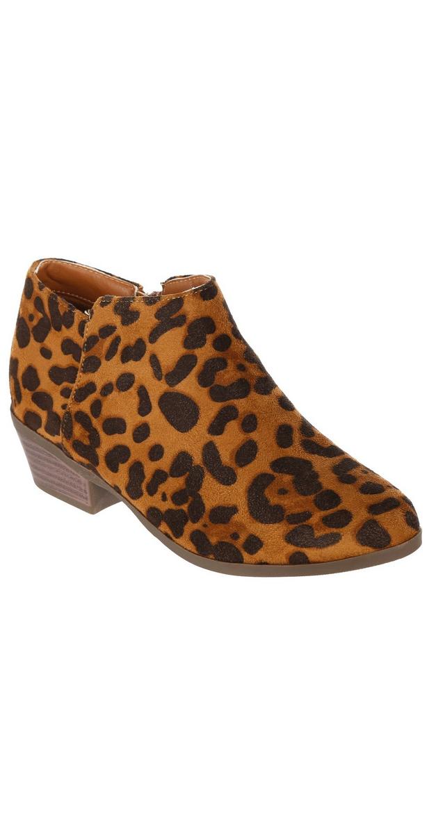 Women�s Bradee Leopard Ankle Boots Brown Multi Burkes