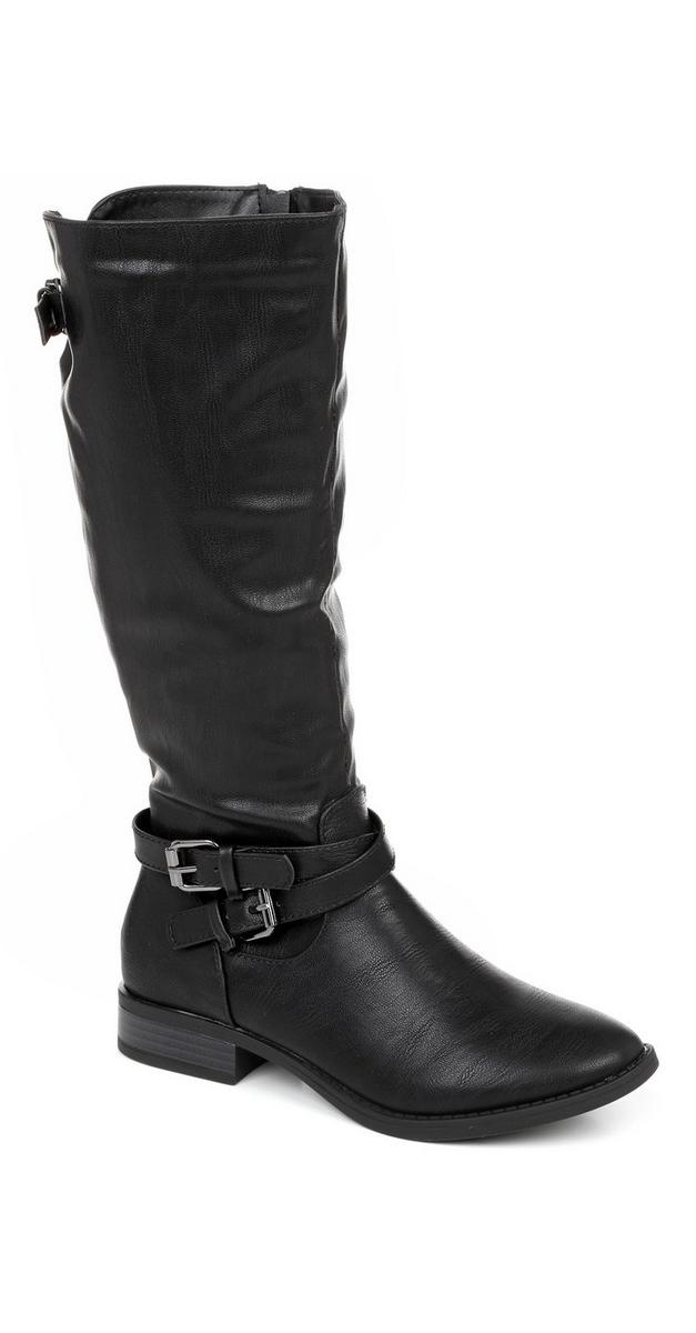 black womens tall boots