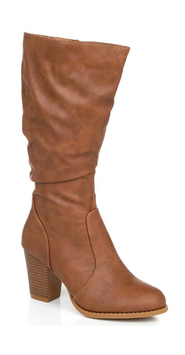 tall block heel boots