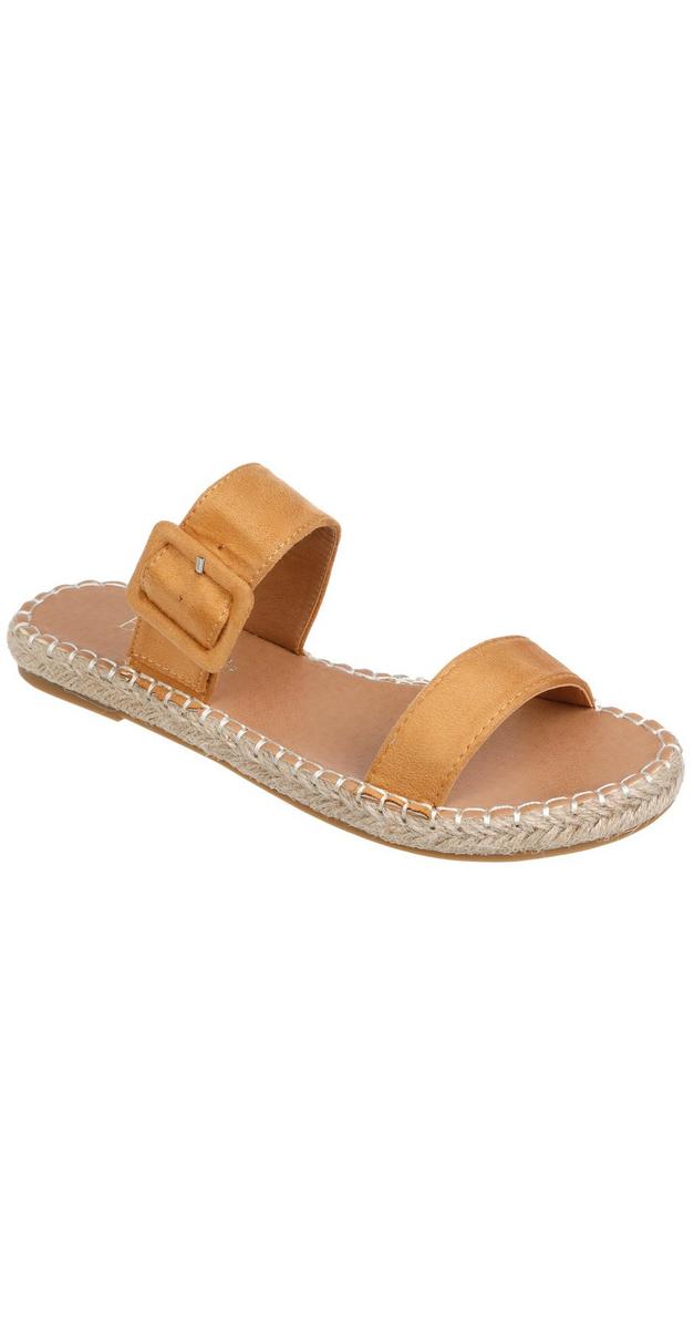 tan suede sandals