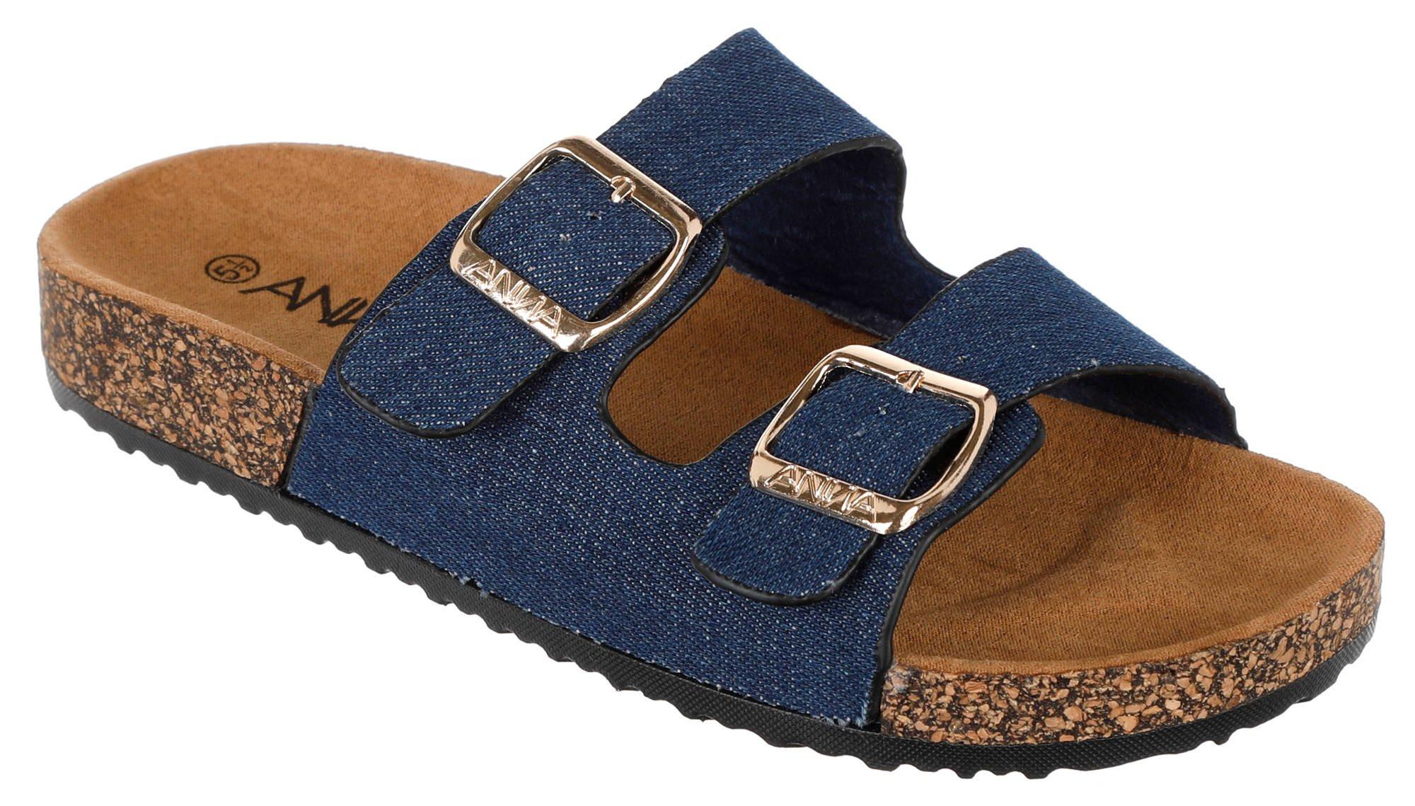 Glory Birken Sandals - Denim | Burkes Outlet