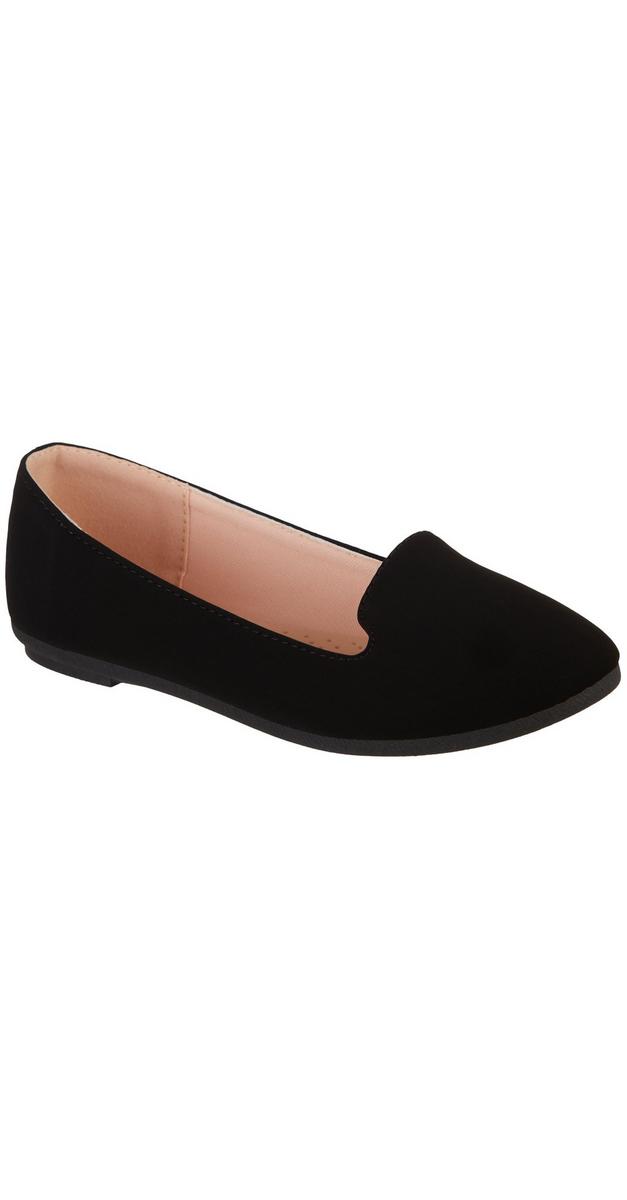 ladies suede flats