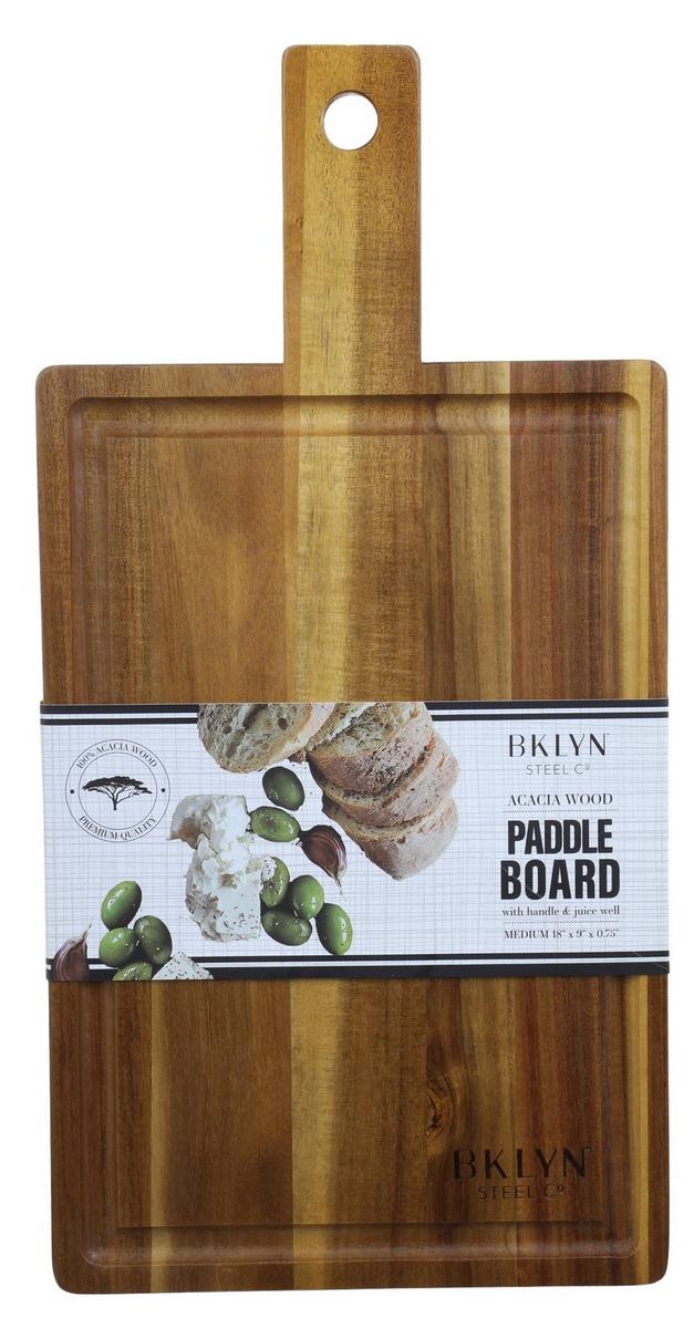 18 Acacia Cutting Board Natural Burkes Outlet