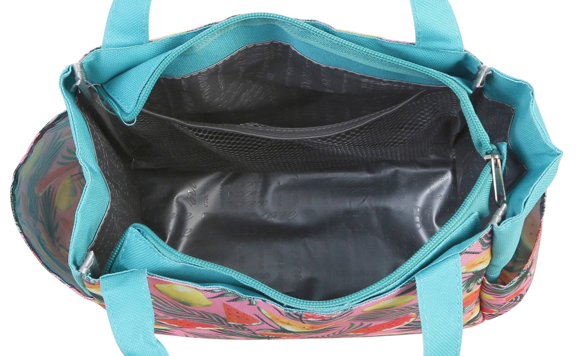 tropical insulated lunch tote