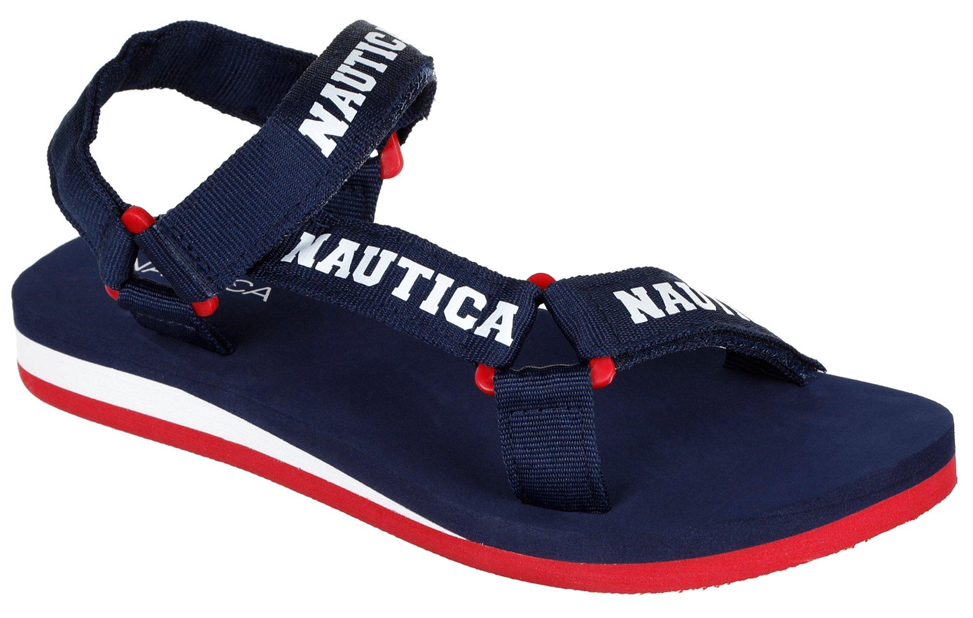 nautica wedge flip flops