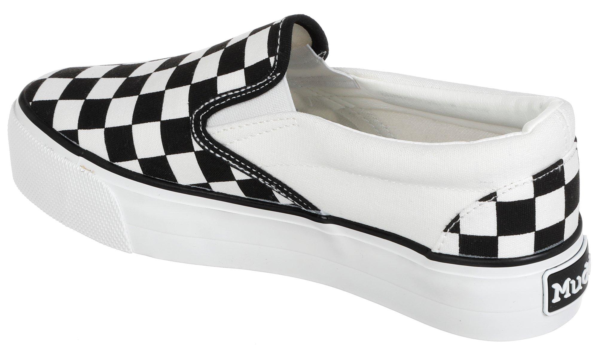 mudd checkered sneakers