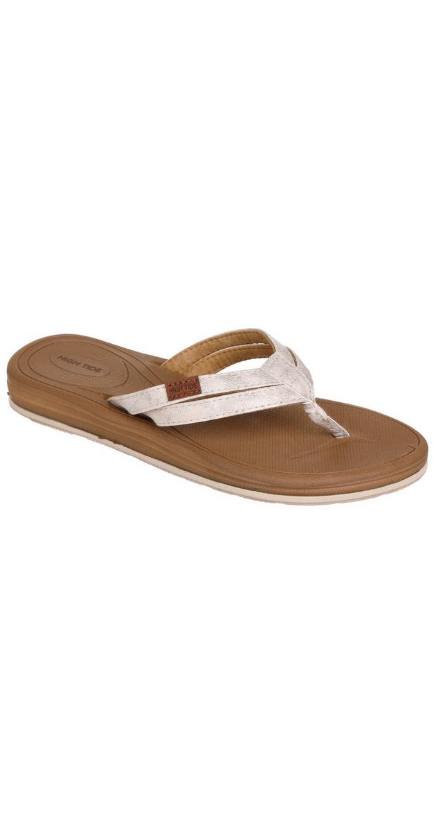 double buckle flip flops