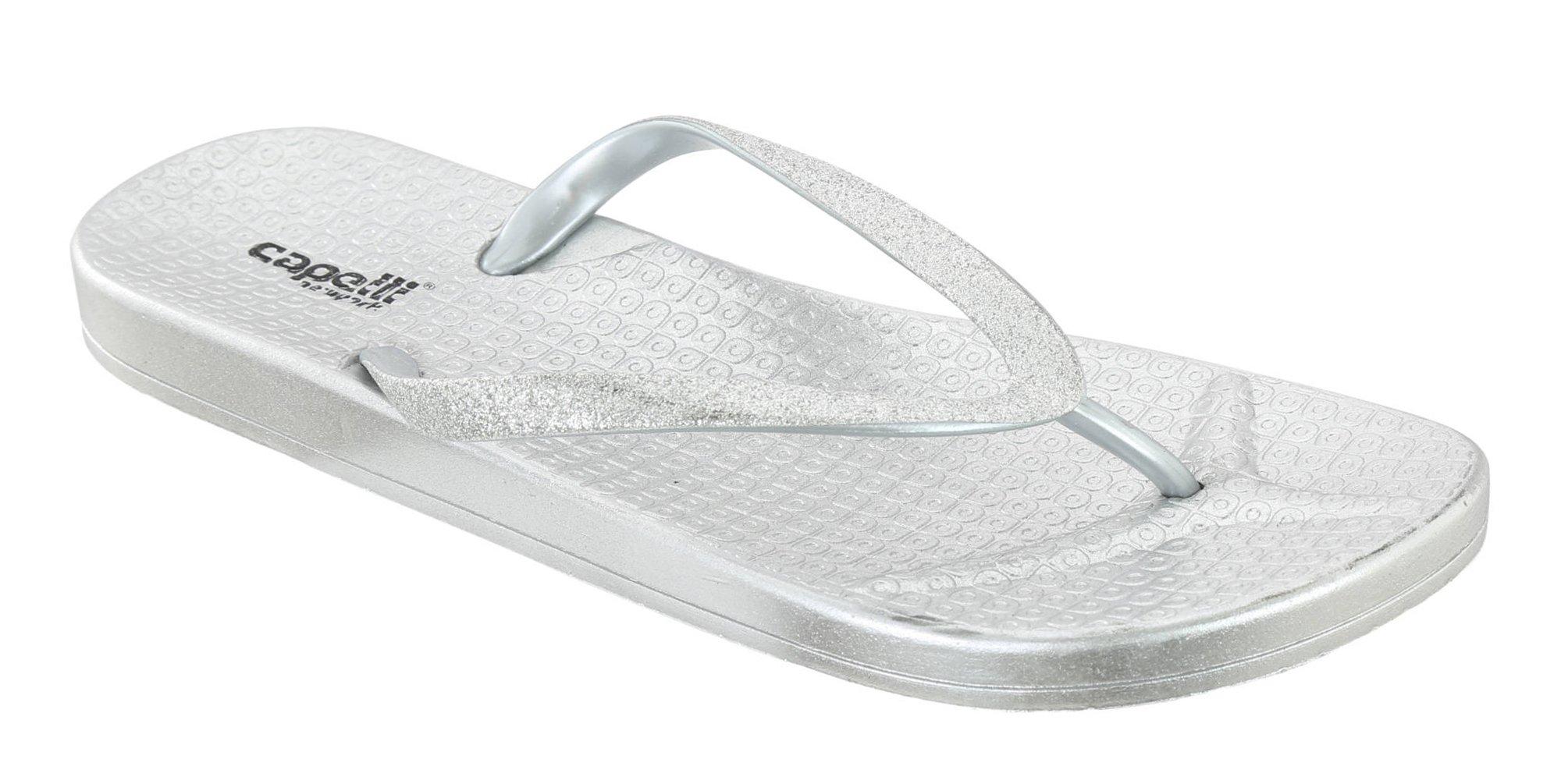 shimmer flip flops