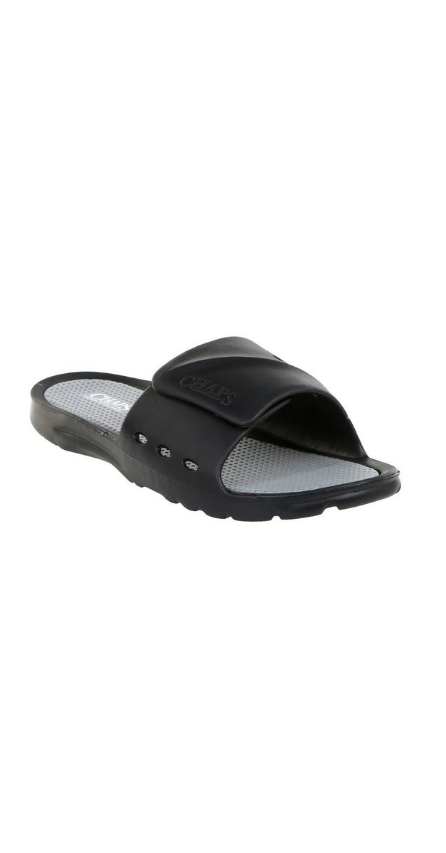 Men's Padded Slides - Black | Burkes Outlet