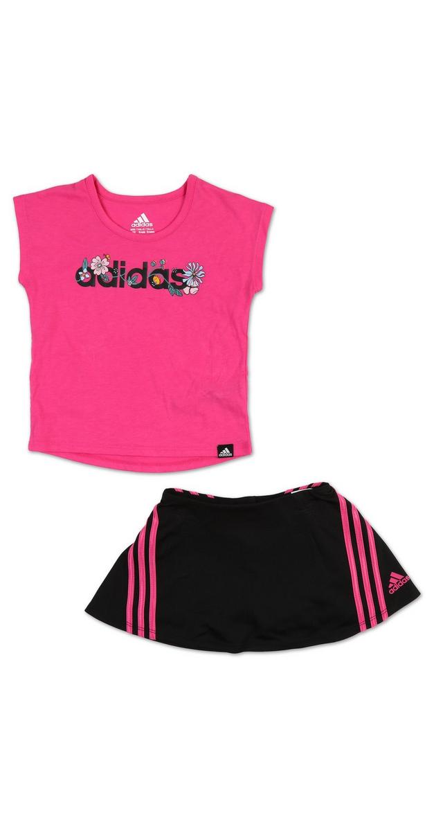 Baby Girls Active 2 Pc Skort Set Pink Burkes Outlet