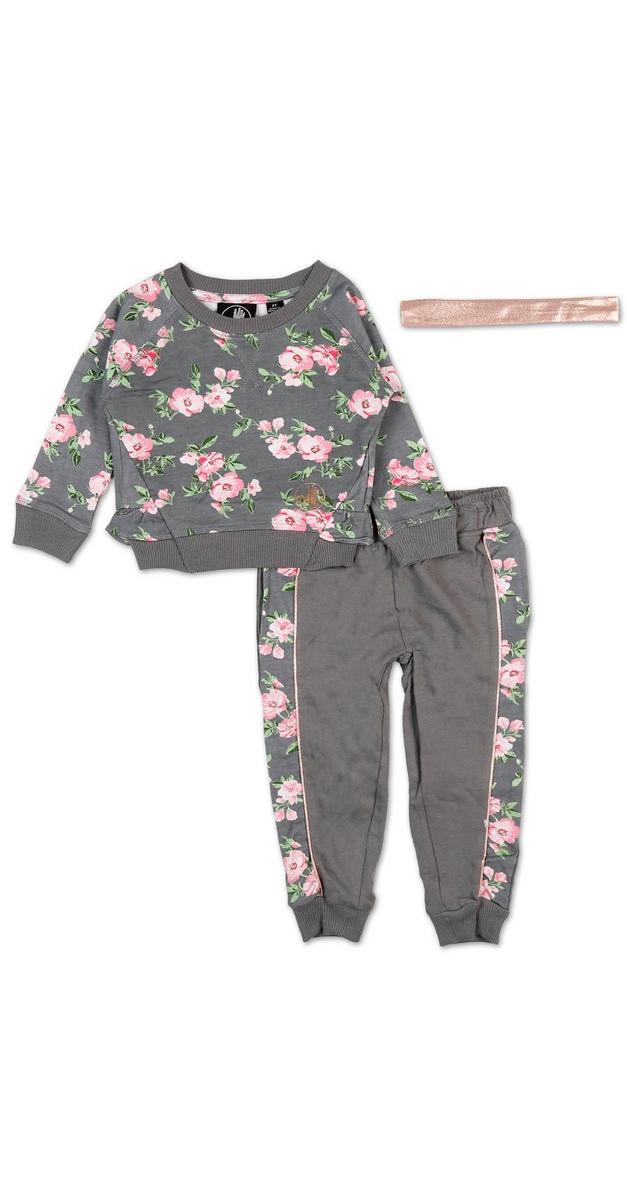 pink jogger set