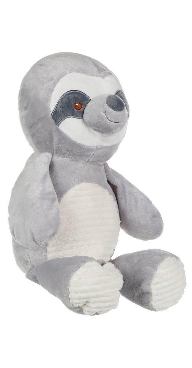 giant plush grey sloth