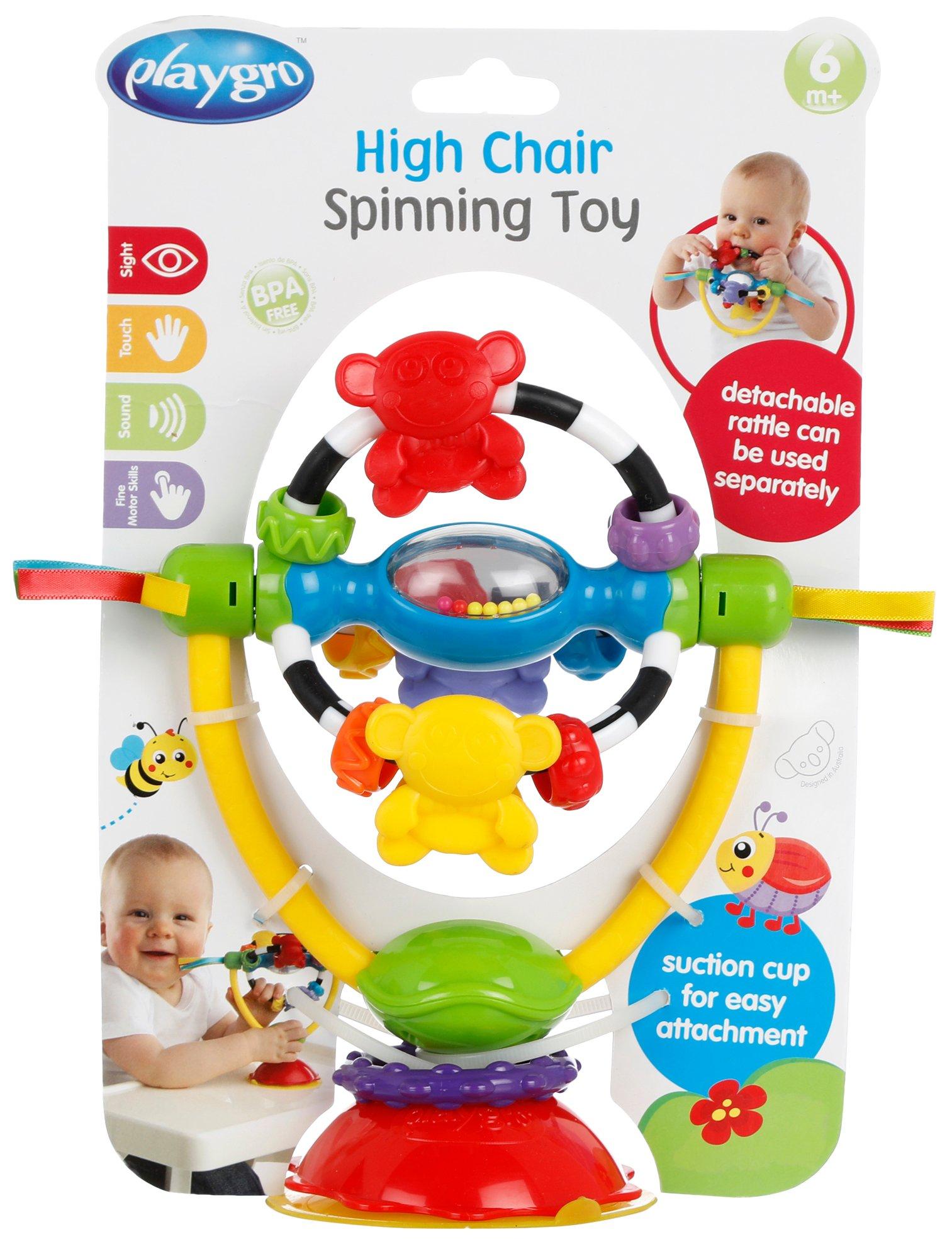 high chair spinning toy playgro