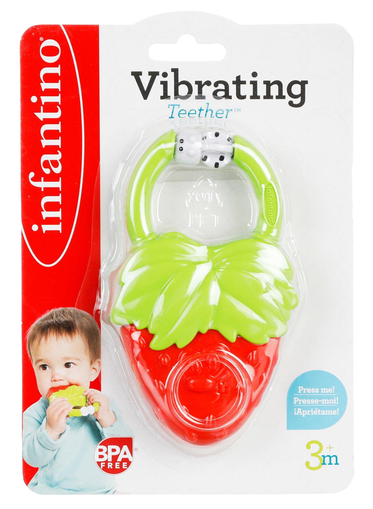 infantino strawberry teether