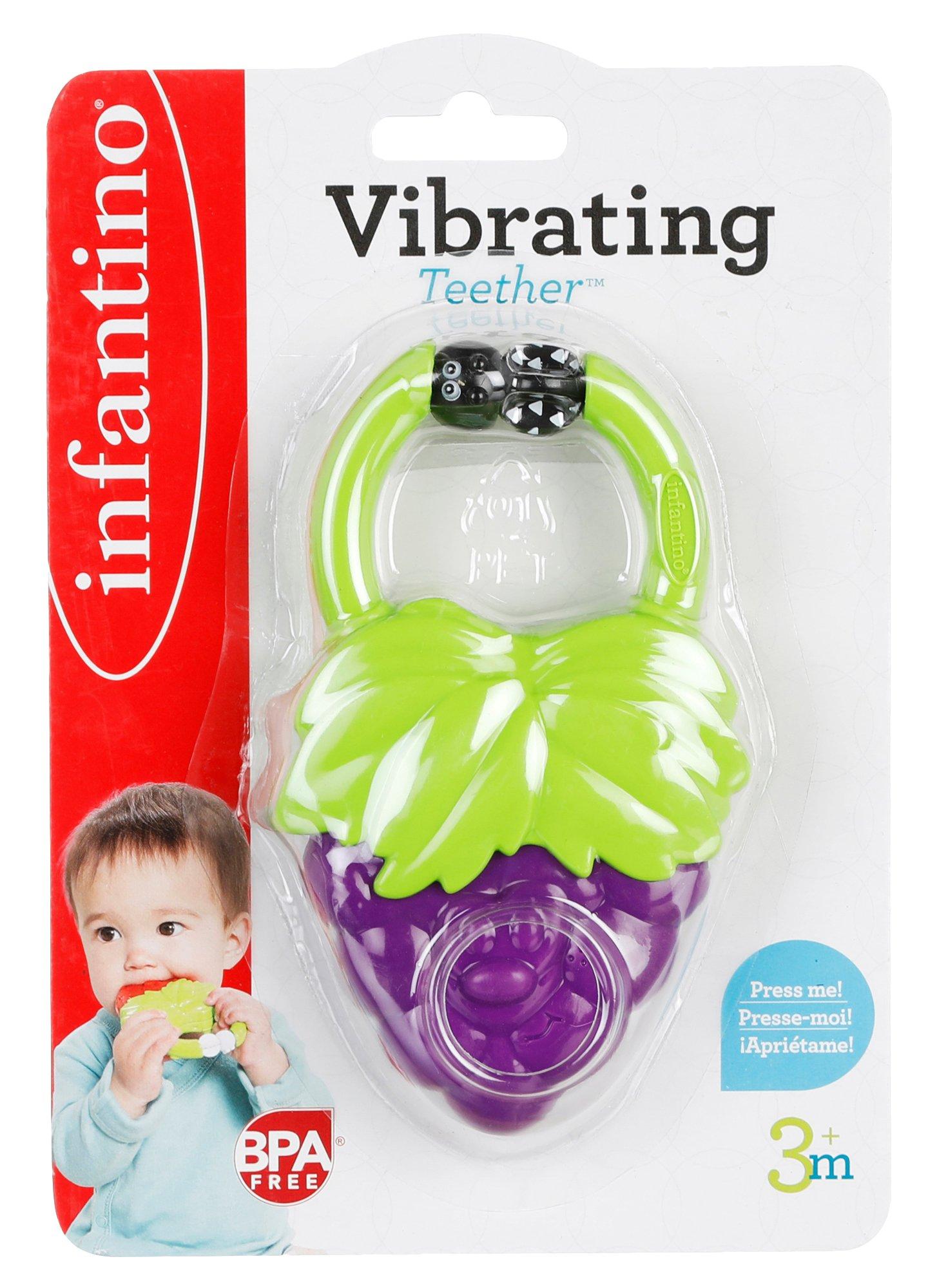 vibrating grape teether
