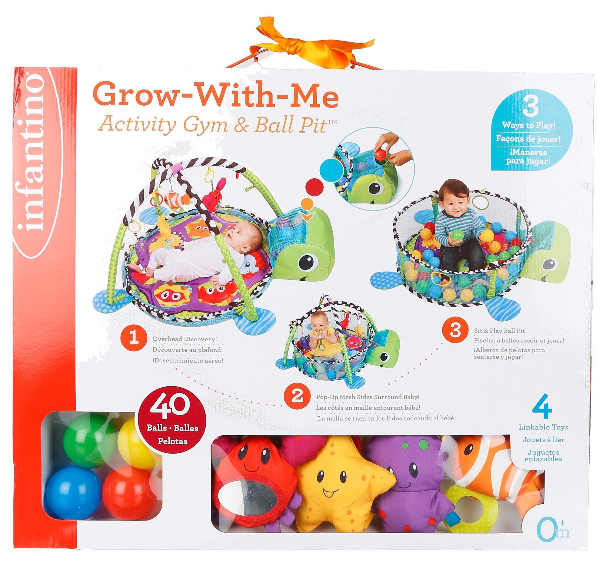 grow with me activity gym & ball pit