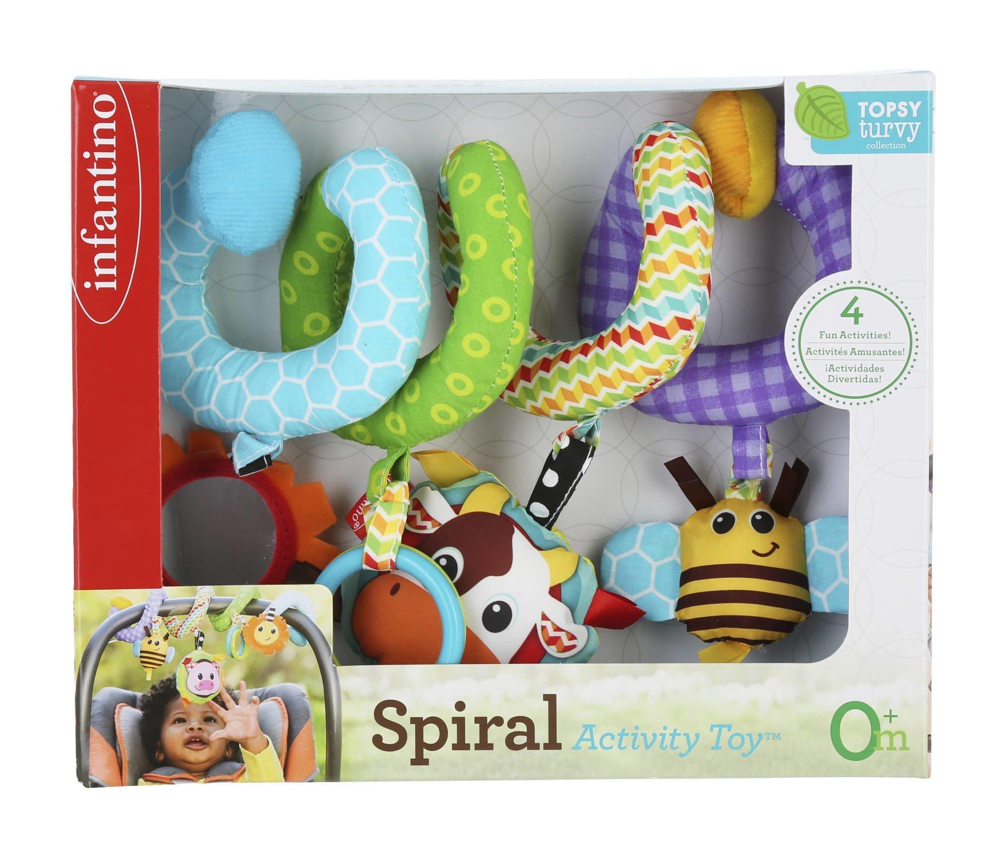 spiral car seat activity toy