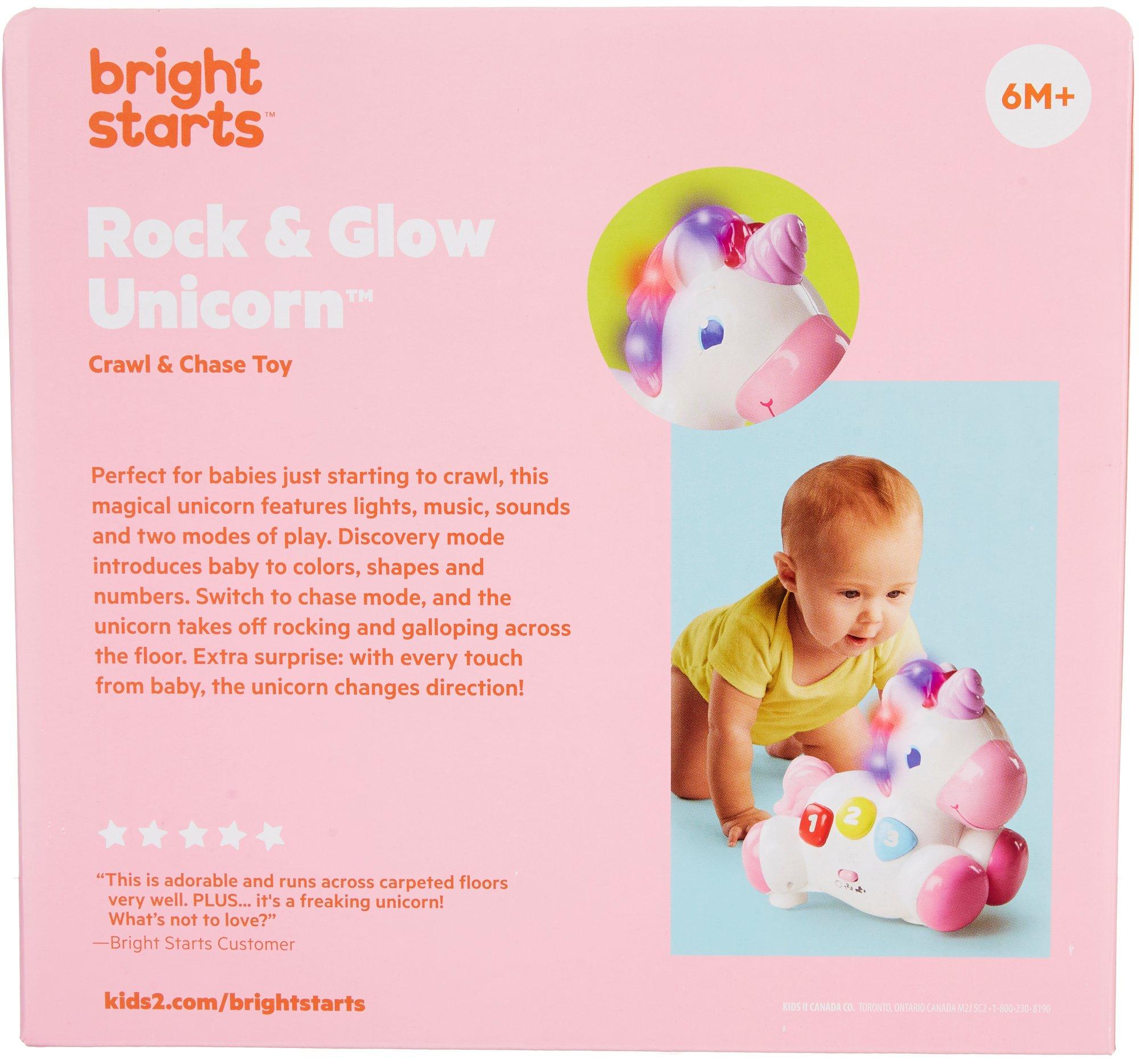 bright starts rock n glow unicorn