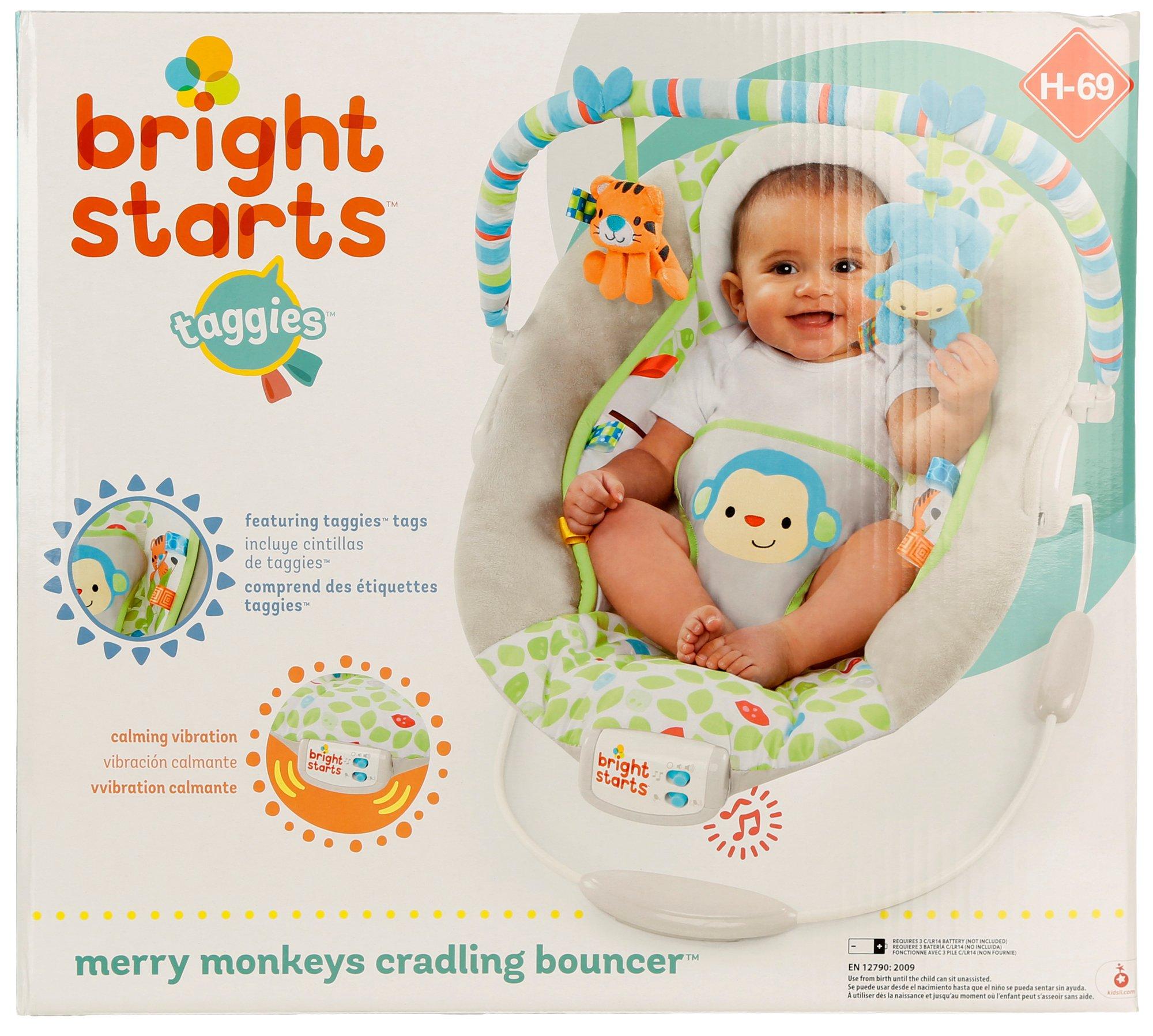 merry monkeys cradling bouncer