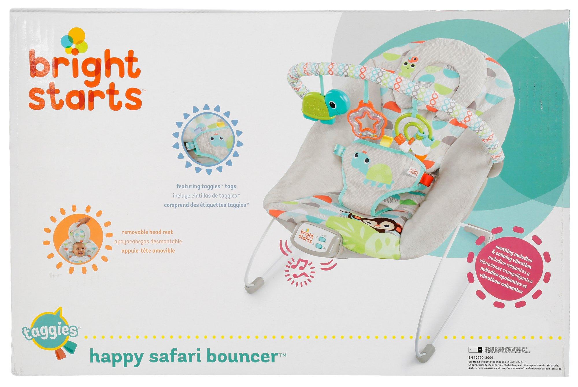 bright starts happy safari bouncer