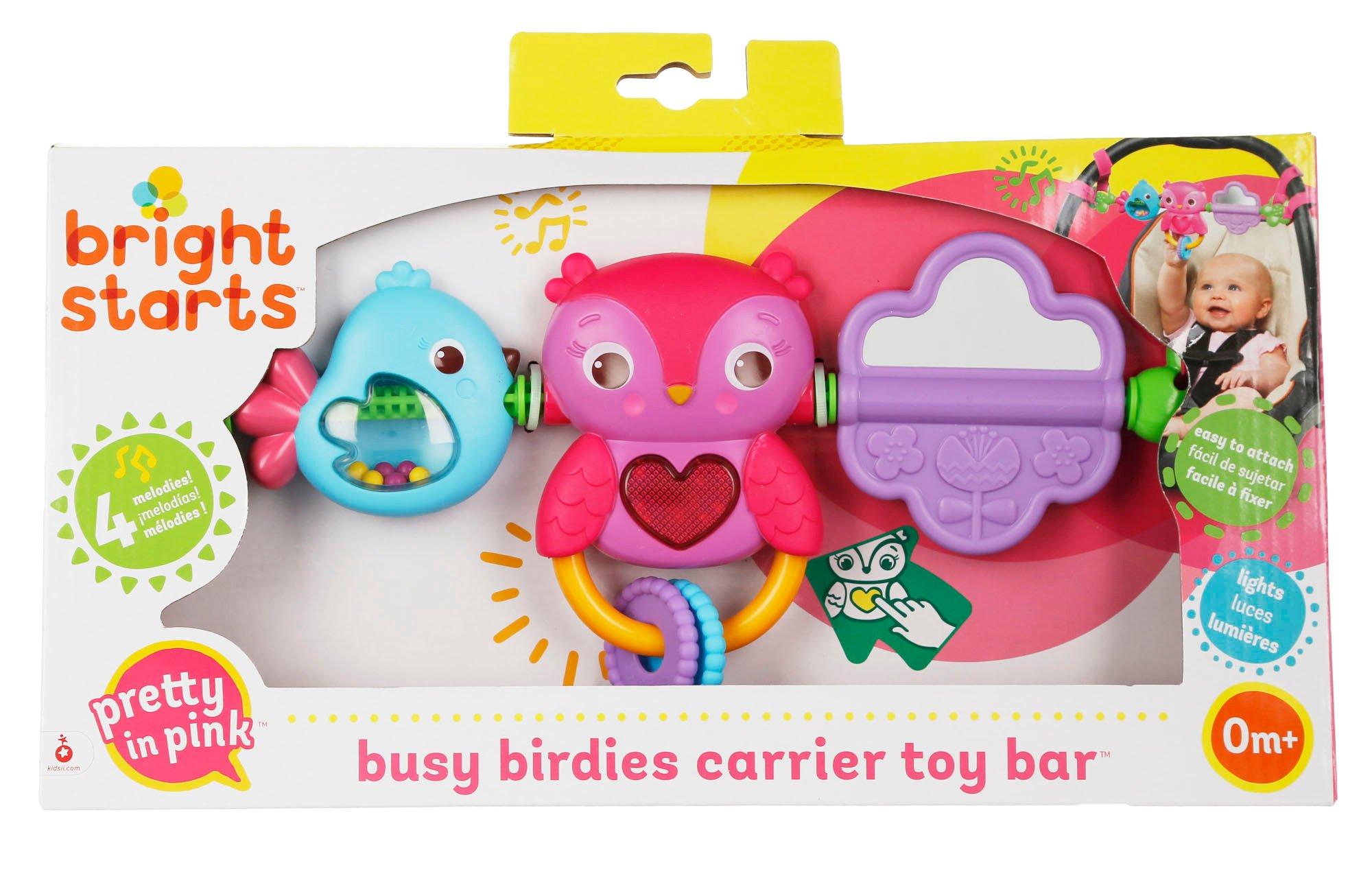 bright starts busy birdies carrier toy bar