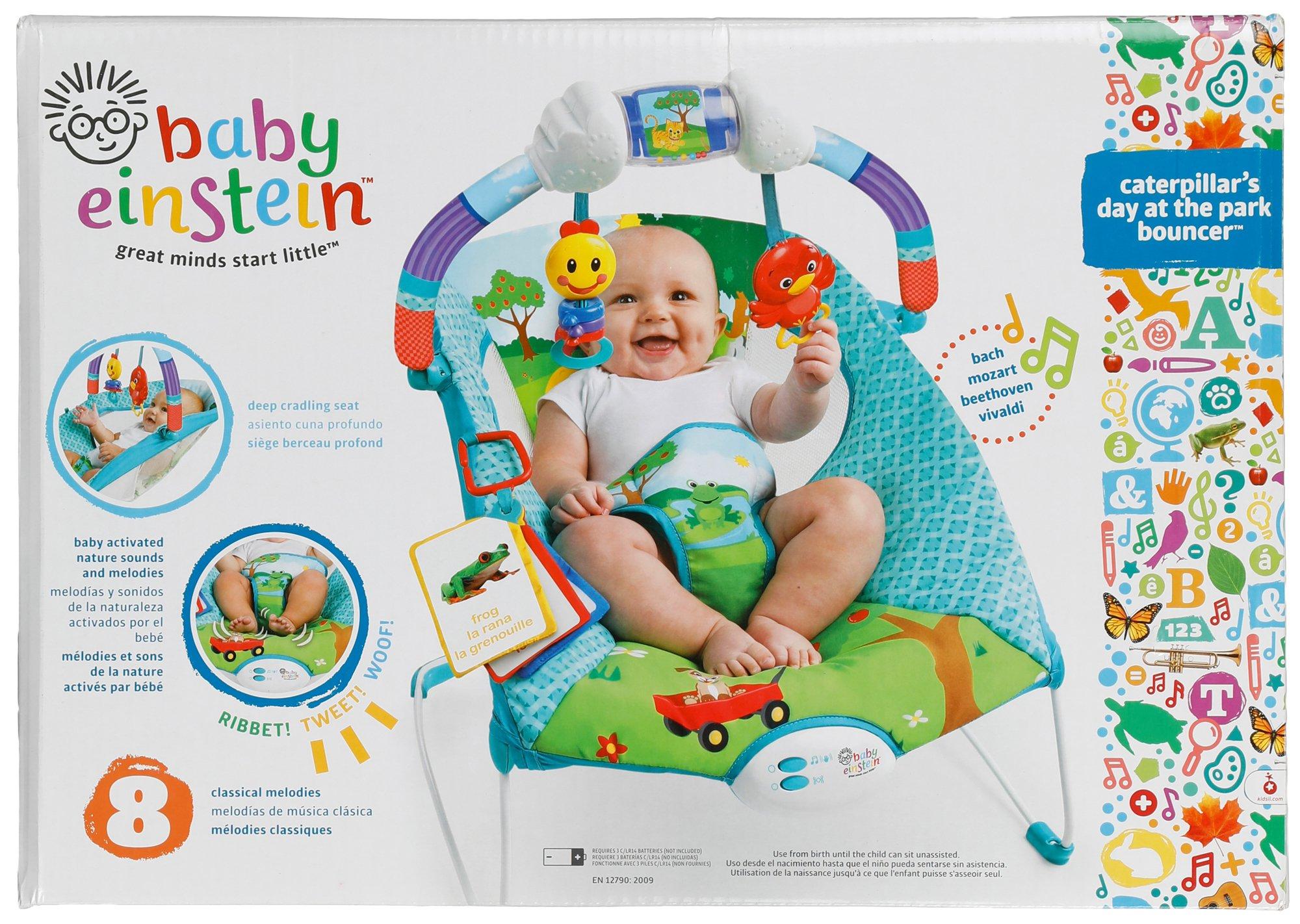 baby einstein caterpillar's day at the park bouncer