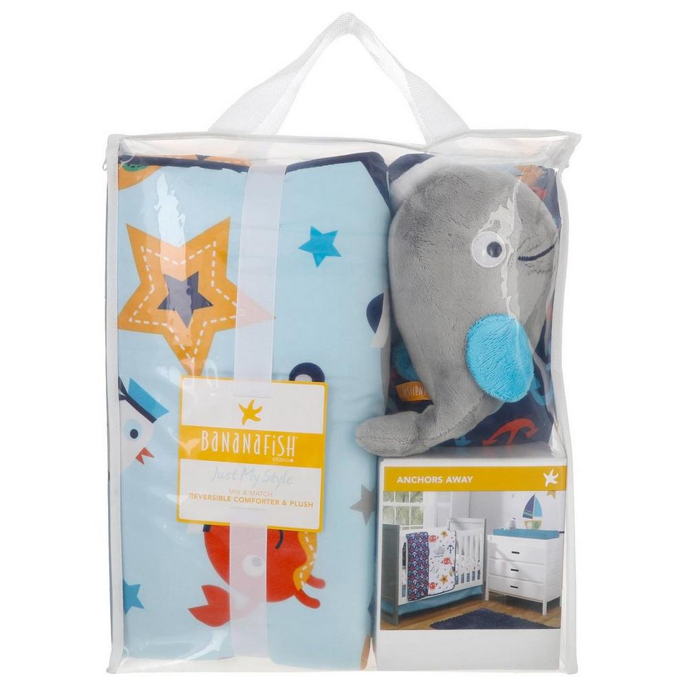 Boys Anchors Away Crib Bedding Set Burkes Outlet