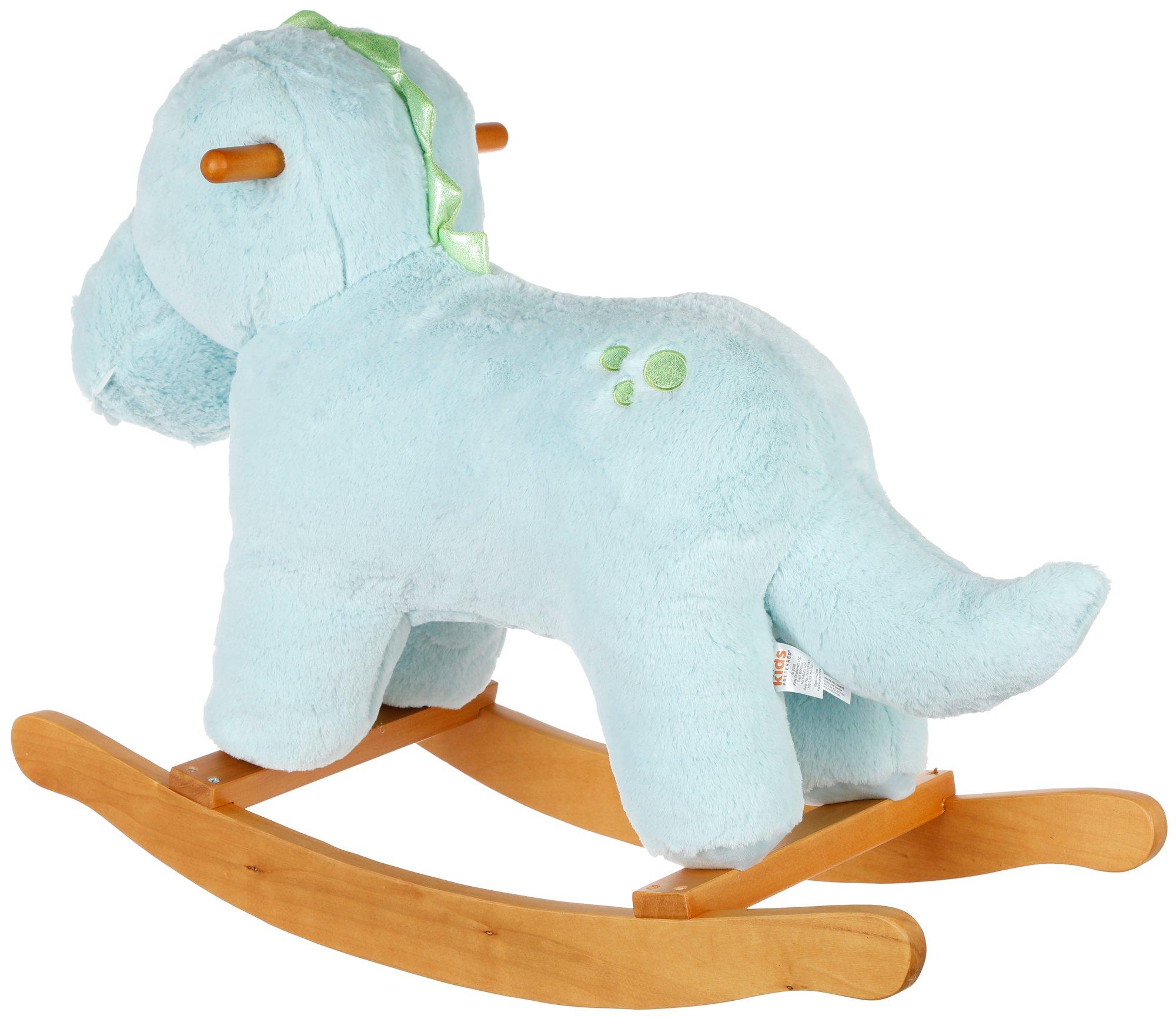 rocking dinosaur plush