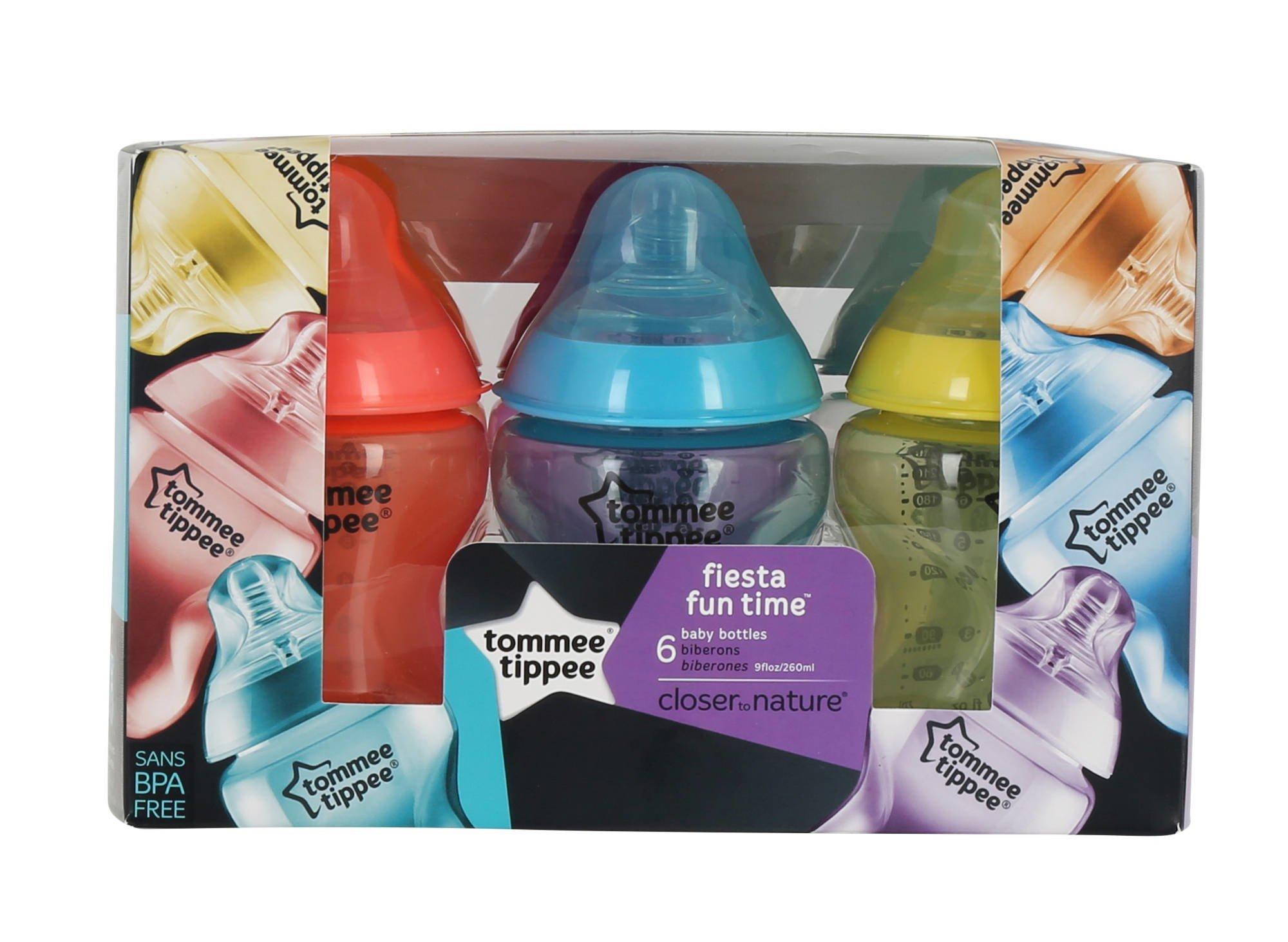 tommee tippee closer to nature fiesta fun time baby bottles