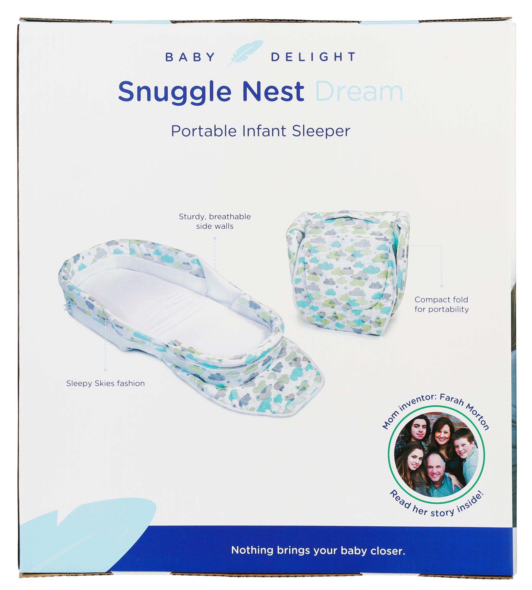 snuggle nest dream portable infant sleeper